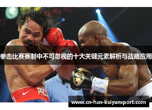 拳击比赛赛制中不可忽视的十大关键元素解析与战略应用